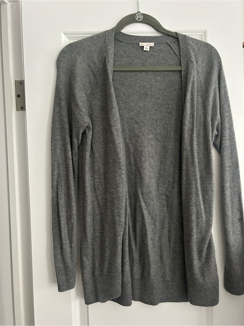Gap Women's Gray Open-Front Cardigan Sweater
